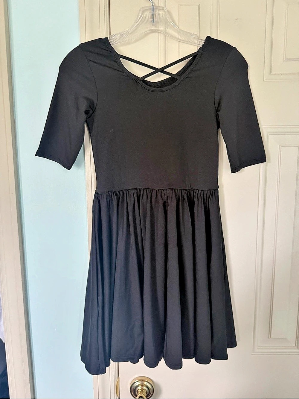 Dot Dot Smile Girls Black Ballerina Dress Size 8/10